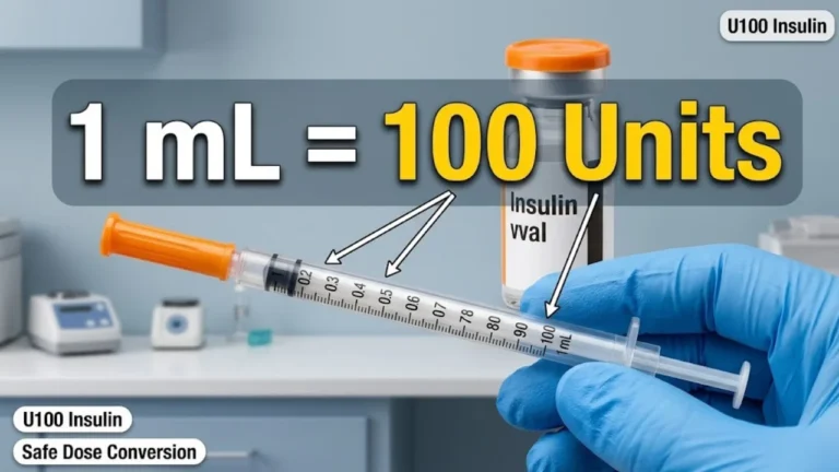 1 mL Is Equal to How Many Units in an Insulin Syringe?