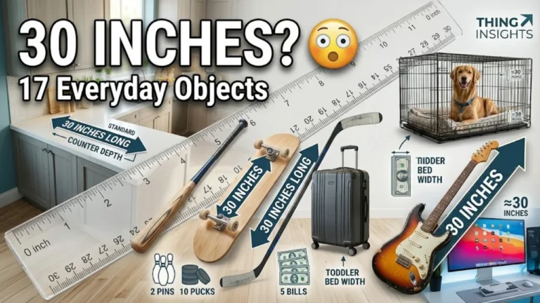 17 Common Things That Are 30 Inches Long