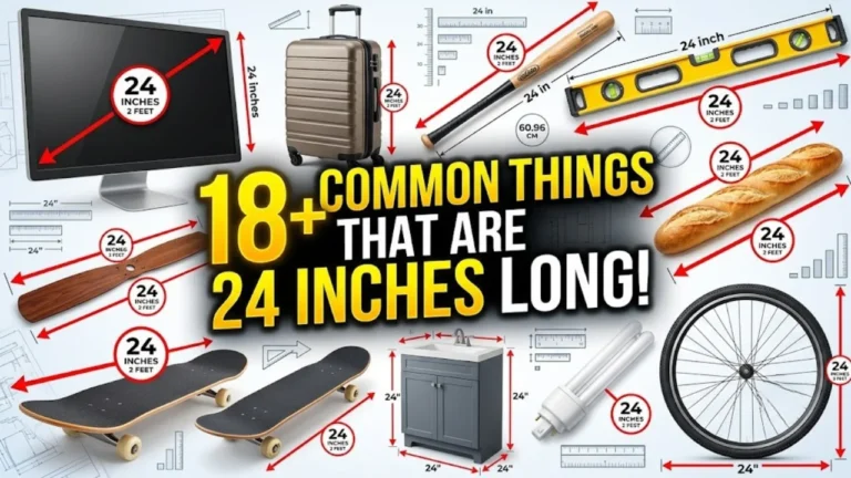 18+ Common Things That Are 24 Inches Long