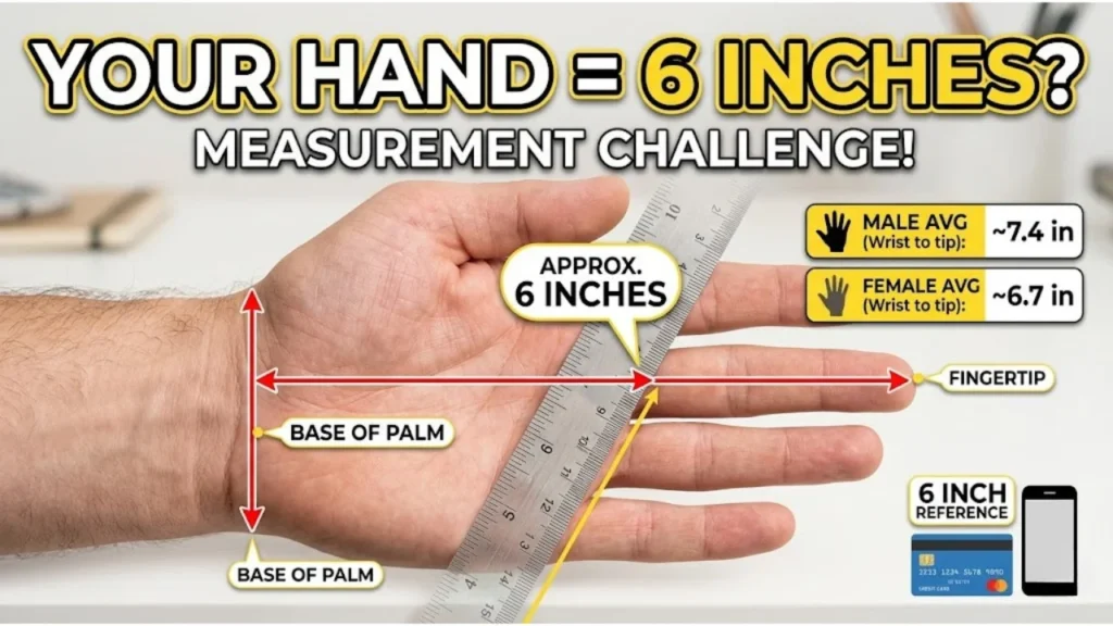 16 common Things That Are Exactly 6 Inches Long