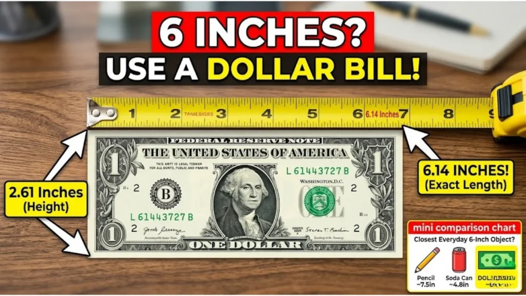 16 common Things That Are Exactly 6 Inches Long