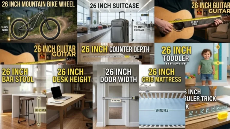 How Long Is 26 Inches? 10 Real-Life Size Examples