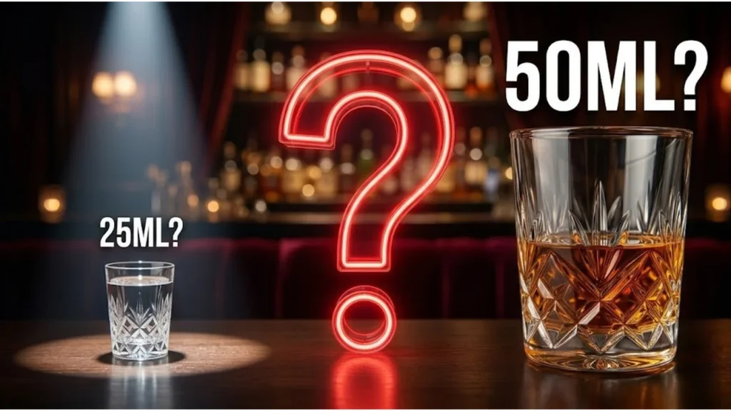 How Many ML in a Shot Glass by Country?