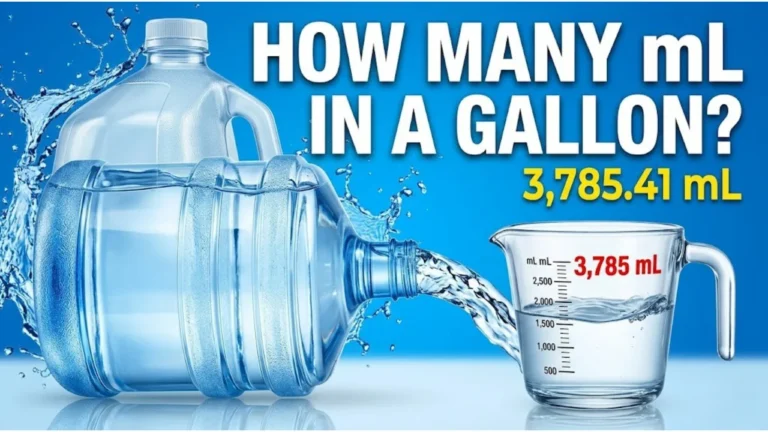 How Many mL in a Gallon? Quick Conversion Guide (2026)