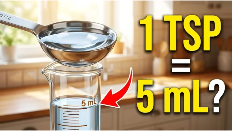 How Many mL in a Teaspoon? Easy Conversion Chart & Calculator