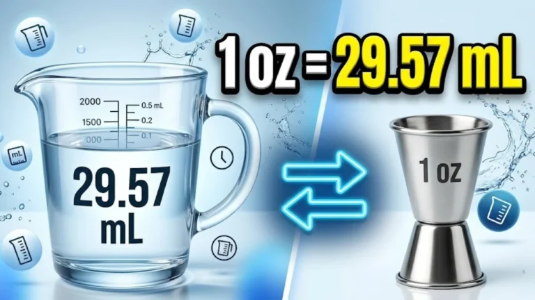 How Many mL in an Oz? Exact Ounce to Milliliter Conversion Guide