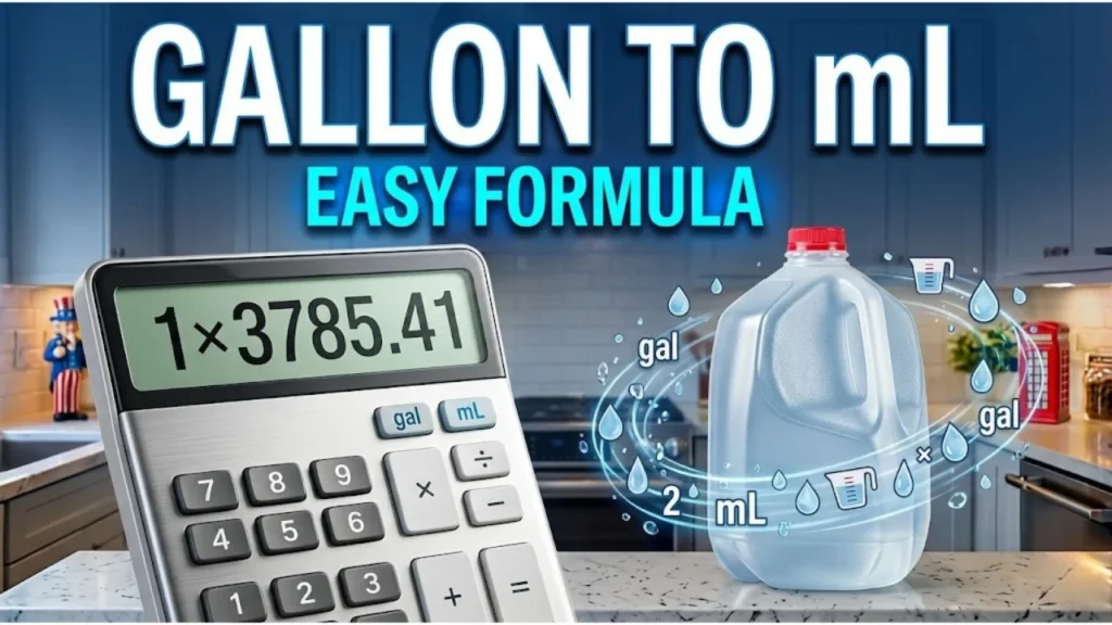 How to Convert Gallons to mL — Simple Formula