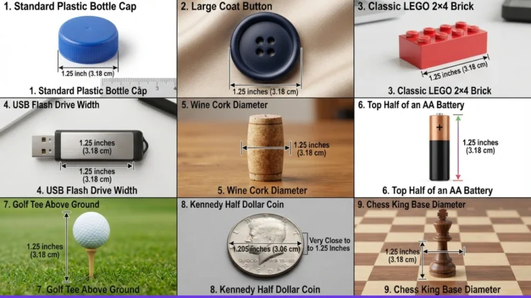 1.25 Inches in Length: 9 Everyday Examples