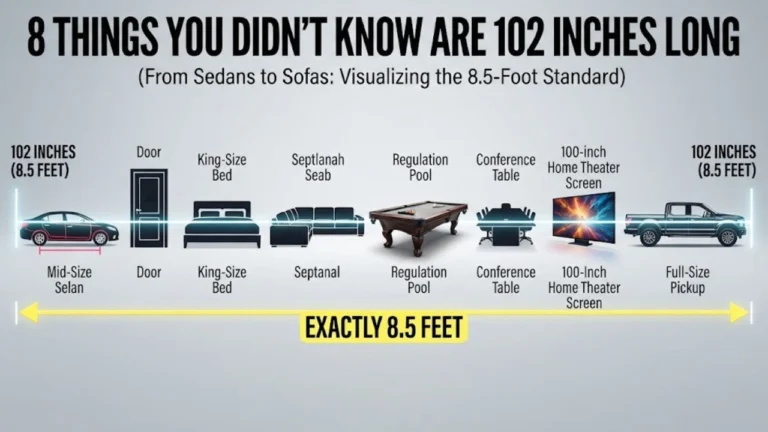 102 Inches Long: 8 Amazing Objects That Are 8.5 Feet Long