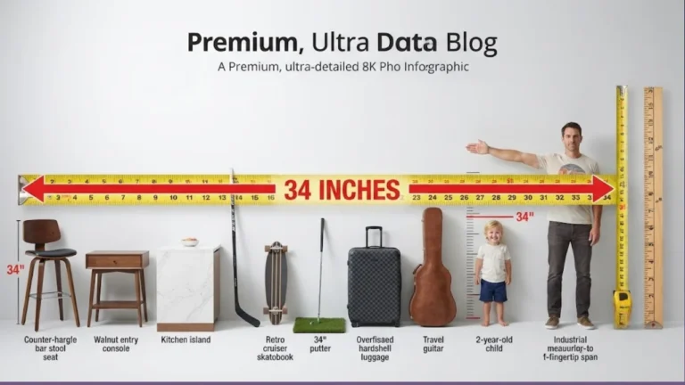 12 Common Things That Are 34 Inches Long (With Real-Life Size Examples) – 2026