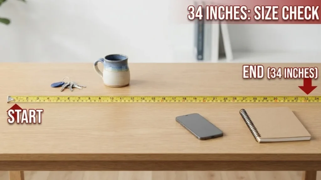 What Does 34 Inches Look Like?
