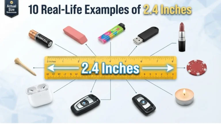 How Long Is 2.4 Inches?