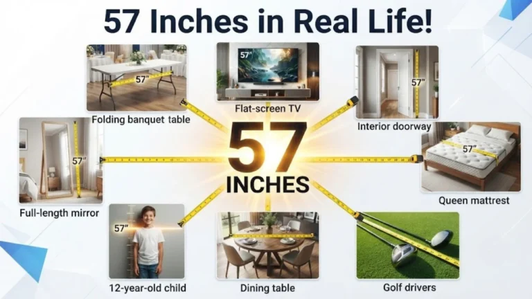 How Long Is 57 Inches? 8 Everyday Examples You Can Easily Picture (2026)