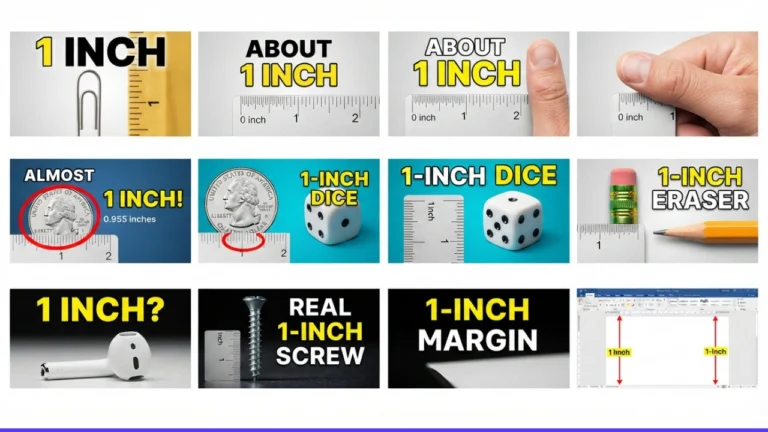 How Long Is an Inch? 8 Everyday Objects That Are Exactly