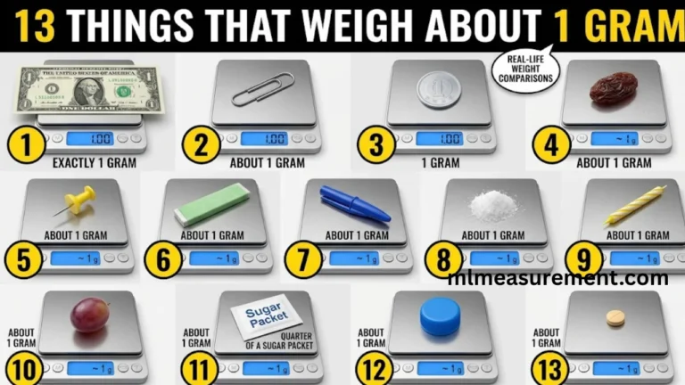 1 Gram Heavy: 13 Real-Life Things That Weigh About 1 Gram