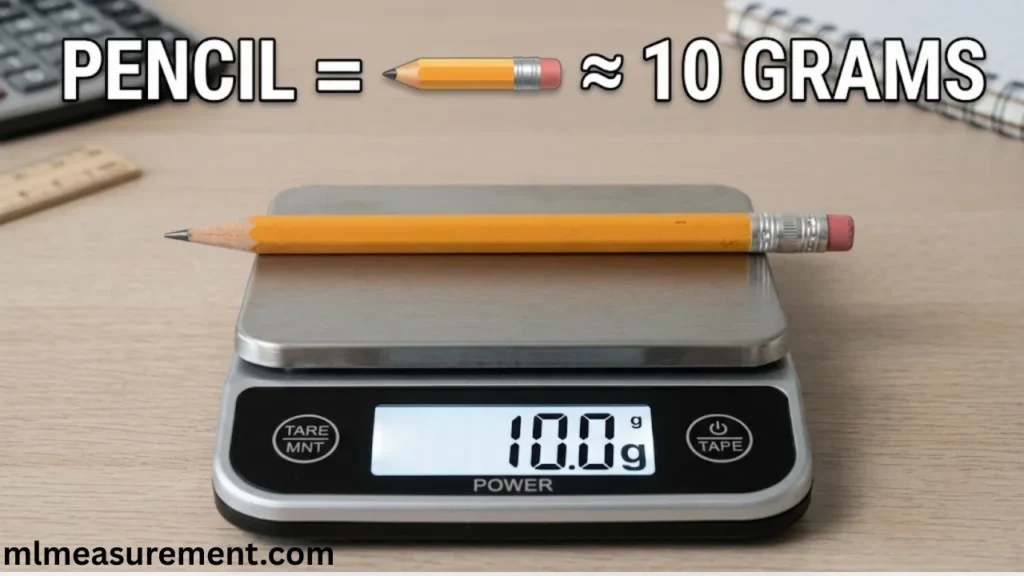 10 grams One Unsharpened Graphite Pencil