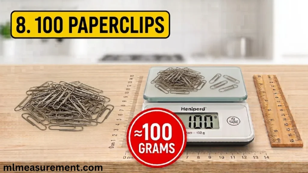 100 Grams 100 Paperclips