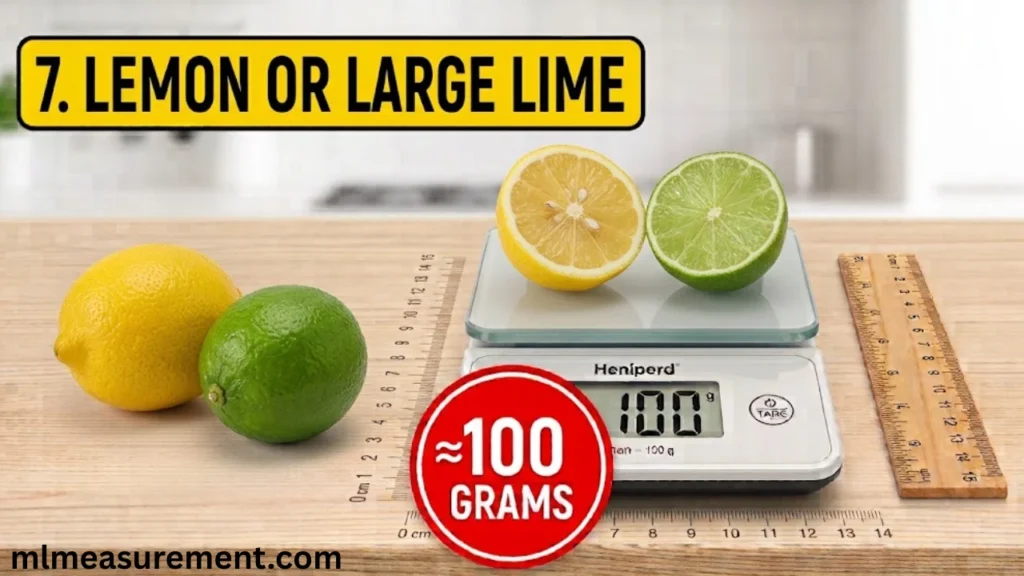 100 Grams Lemon or Large Lime