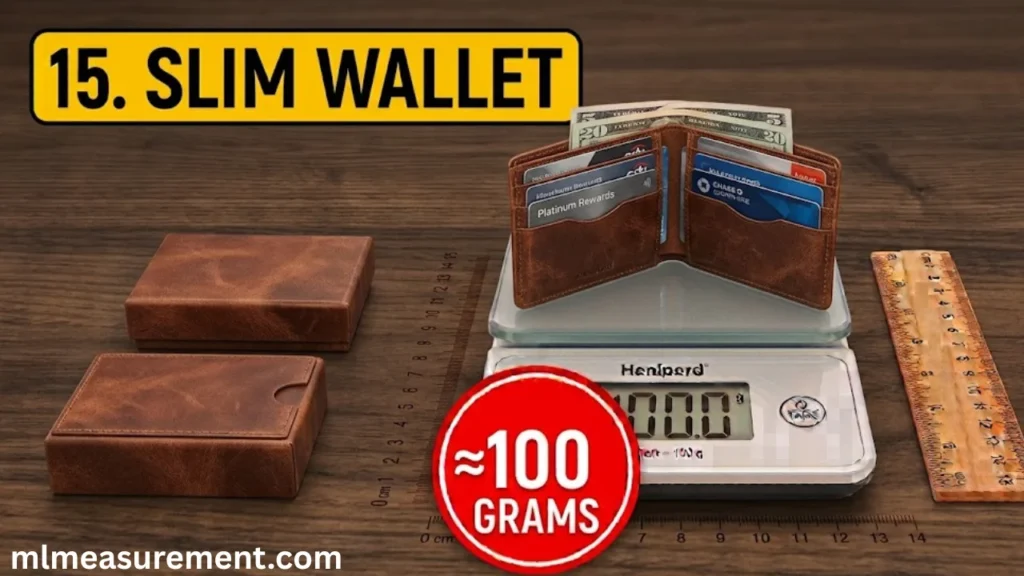 100 Grams Slim Leather Wallet