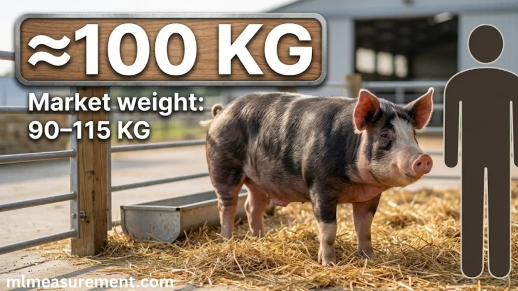 100 kg Adult Pig at Market Weight