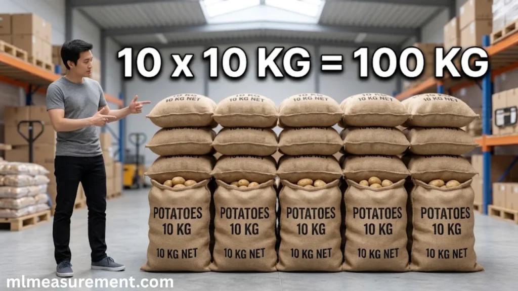 100 kg Ten 10-kg Sacks of Potatoes or Rice
