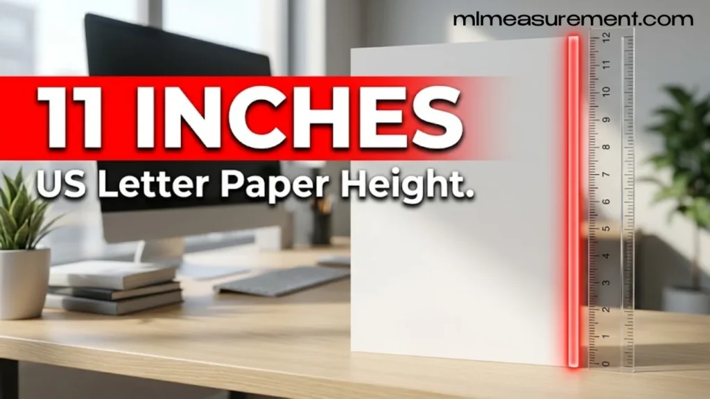11 Inches US Letter Paper