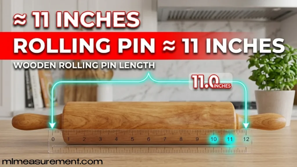 11 Inches wooden Rolling Pin