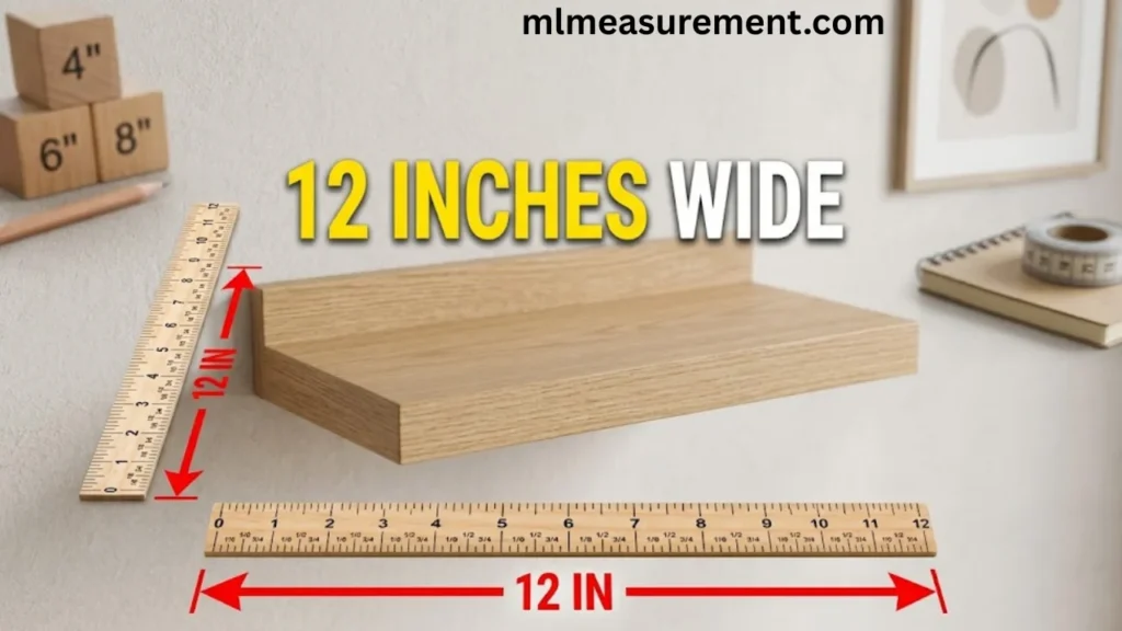 12 Inches Wall Shelf