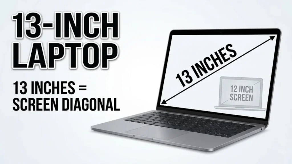 13 Inches Long laptop