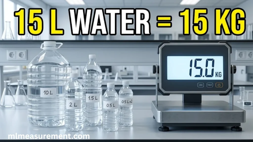 15 kg 15 Liters of Water
