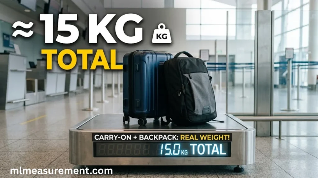 15 kg Carry-On + Laptop Backpack