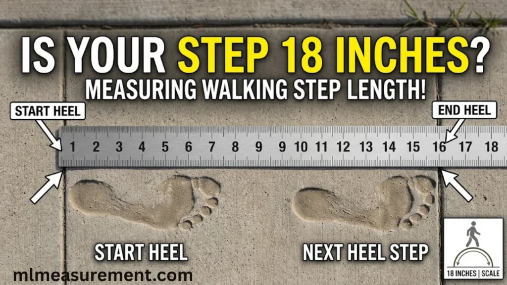 18-Inch Human Walking Step