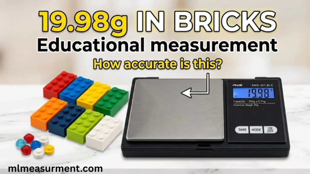 20 Grams Eight LEGO 2×4 Bricks