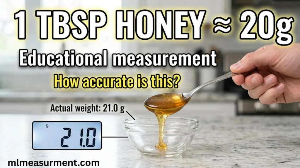 20 Grams One Tablespoon of Honey