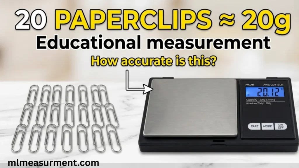 20 Grams Twenty Paperclips