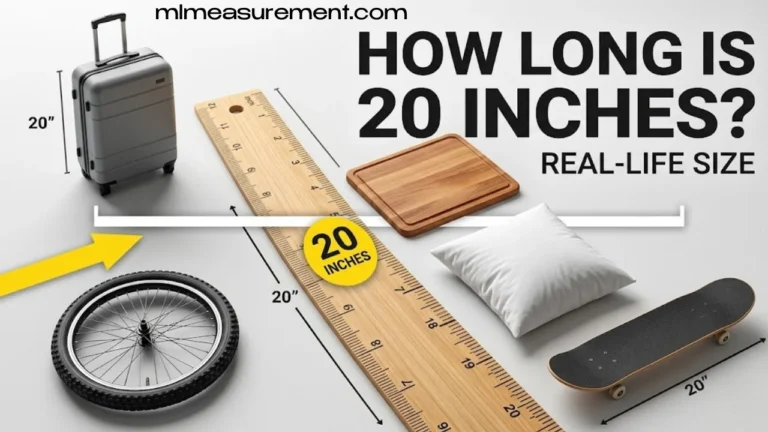 20 Inches Long: How Long Is It? Exact Size & Real-Life Comparisons