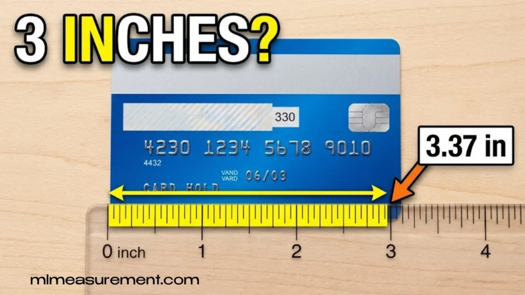 3 Inches CreditDebit Card