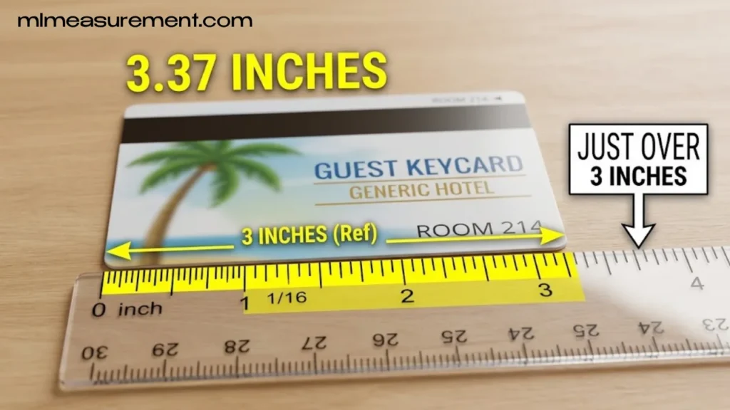 3 Inches Hotel Keycard