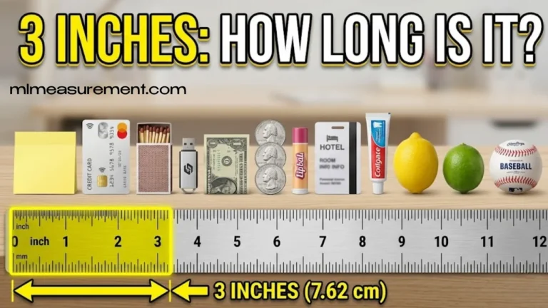 3 Inches Long 15 things: Exact Size & Real-Life Comparisons