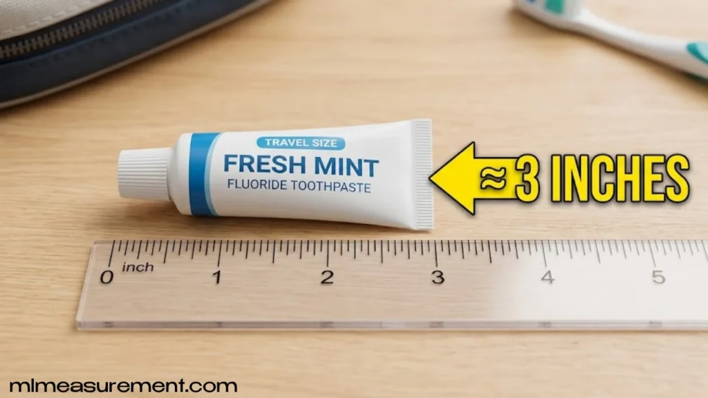 3 Inches Travel-Size Toothpaste Tube