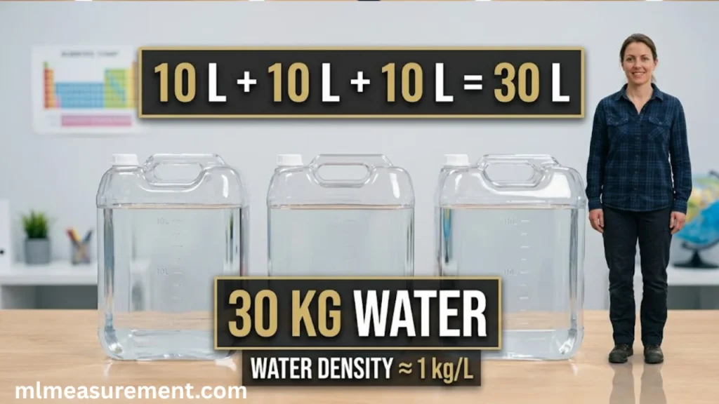 _30 kg 30 Liters of Water