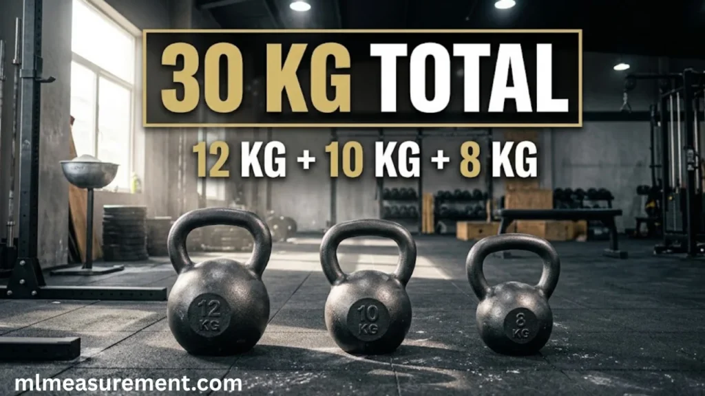 _30 kg Complete Kettlebell Set