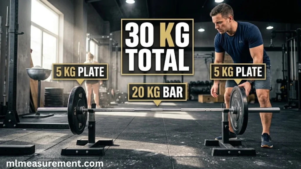 _30 kg Olympic Barbell Loaded