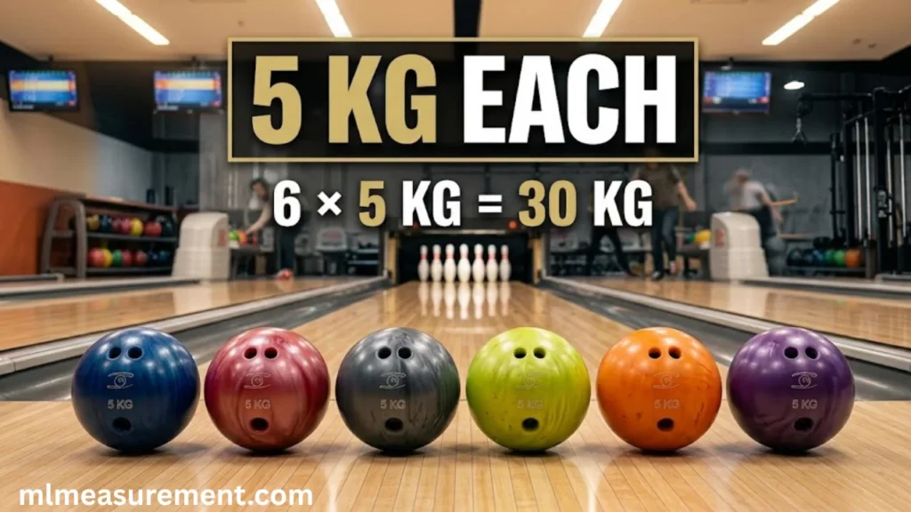 _30 kg Six Bowling Balls