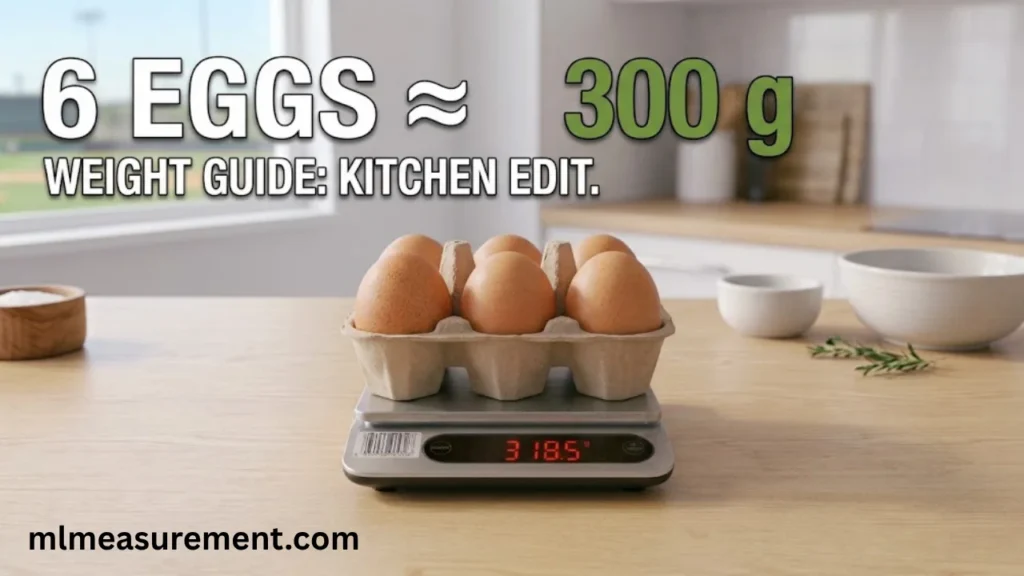 300 Grams Six Large Eggs