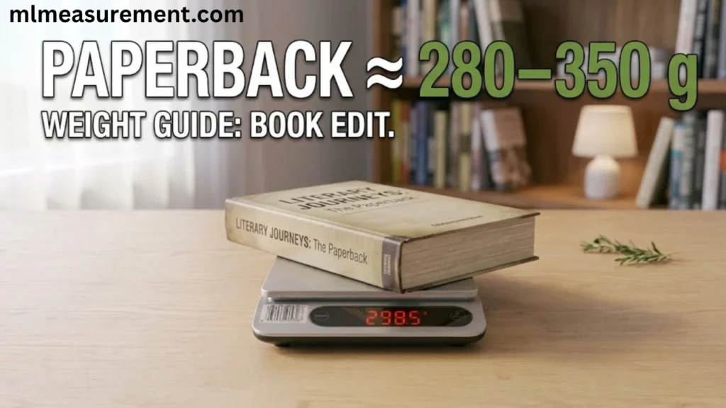 300 Grams Standard Paperback Book