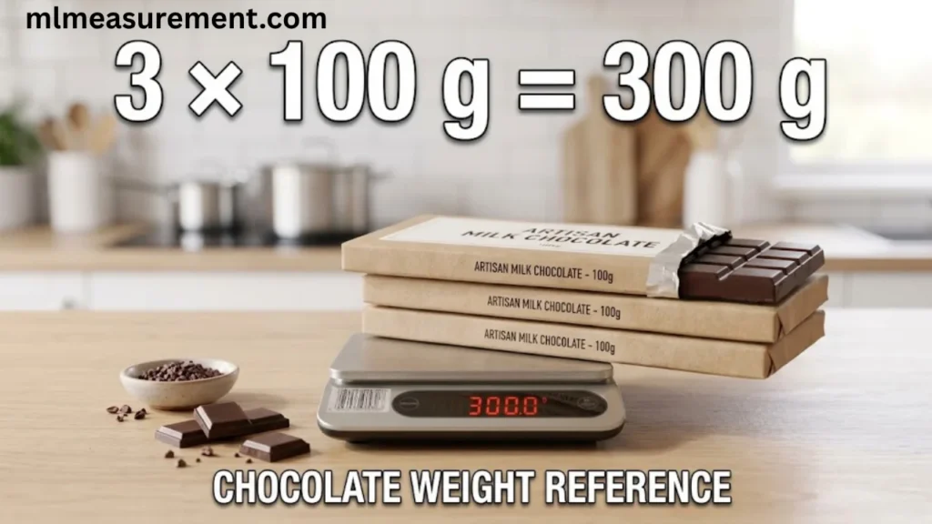 300 Grams Three Chocolate Bars