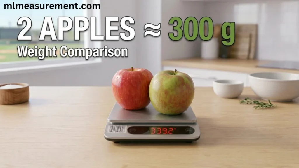 300 Grams Two Medium Apples