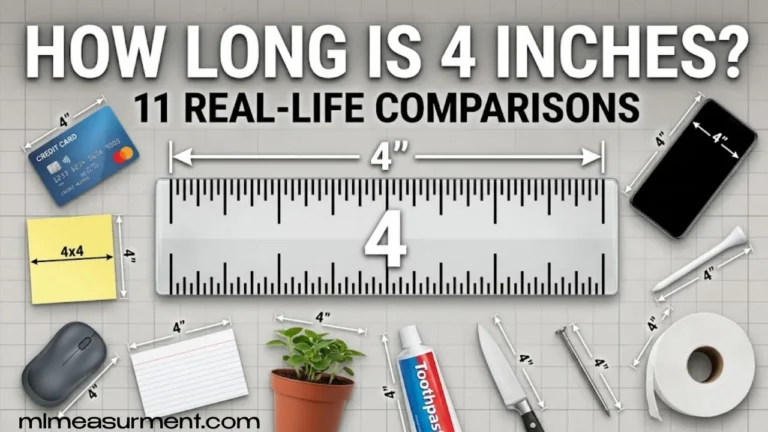 4 Inches Long: 11 Real-Life Size Comparisons