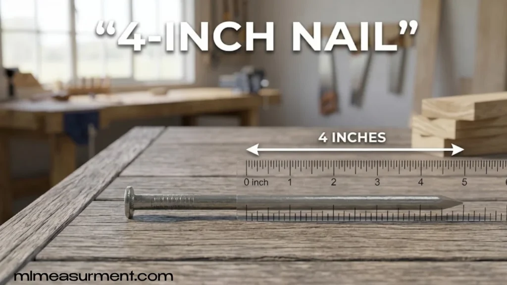 4 Inches Long Construction Nail